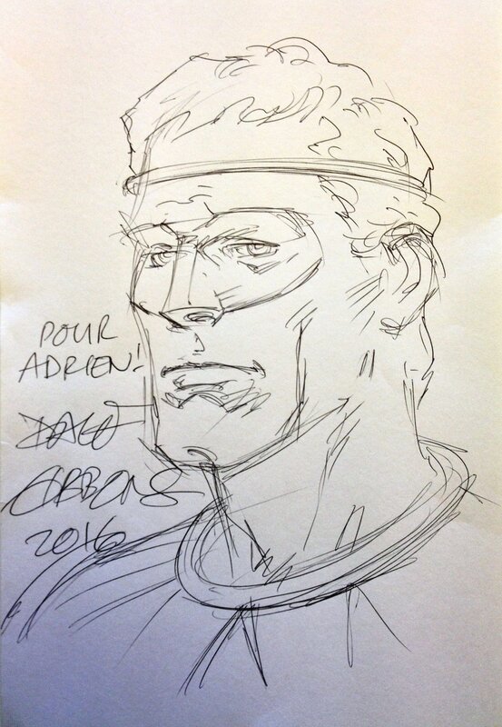 Ozymandias by  Dave Gibbons - Sketch