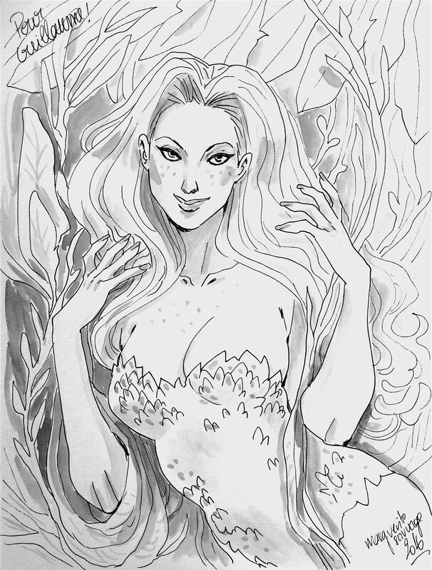 Poison Ivy par Marguerite Sauvage - Sketch
