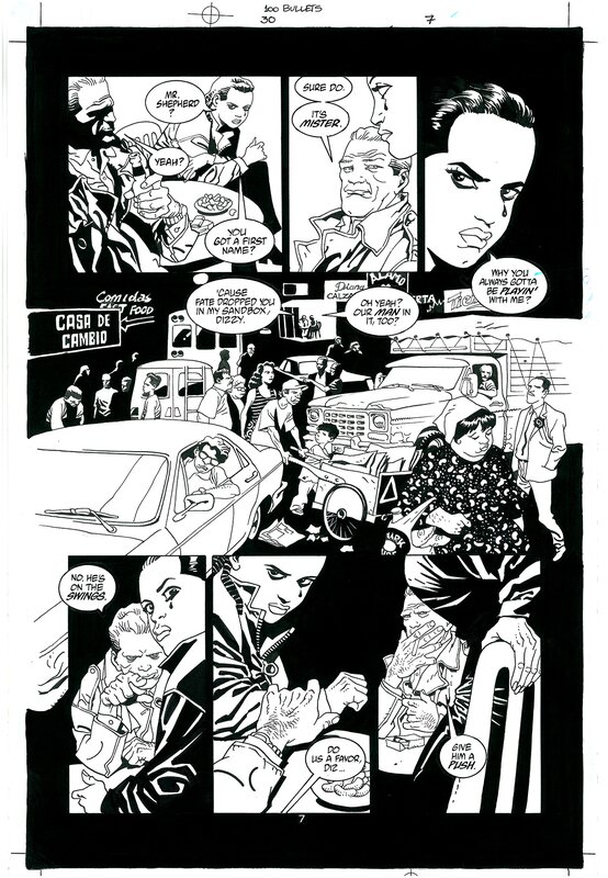 Eduardo Risso, Brian Azzarello, 100 bullets #30 page 7 - Comic Strip