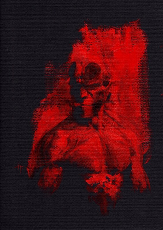 Hellboy par Gabriele Dell'Otto - Illustration originale