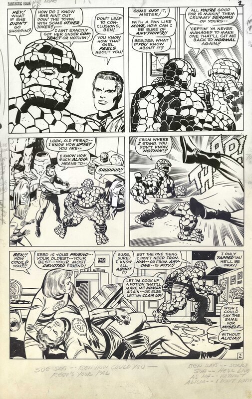 Jack Kirby, Joe Sinnott, Stan Lee, Fantastic Four #66- PL 2 - Comic Strip