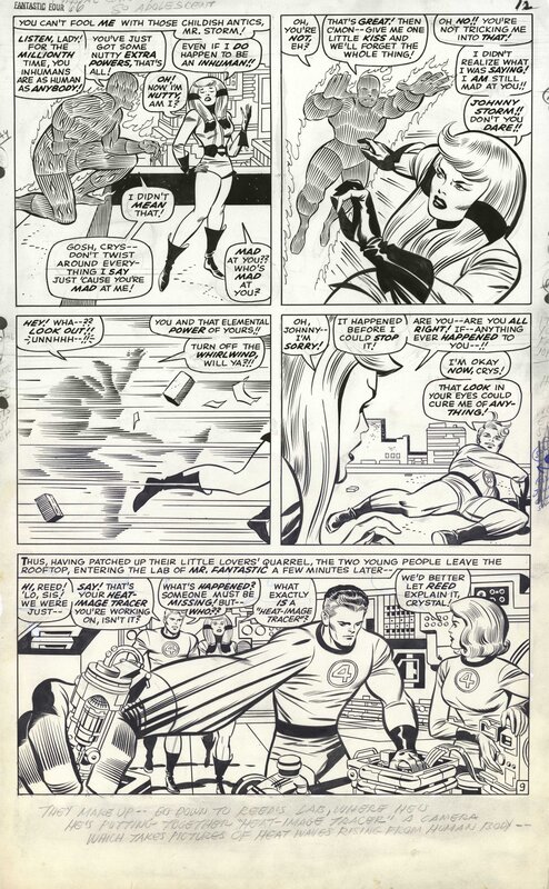 Jack Kirby, Joe Sinnott, Stan Lee, Fantastic Four #66- PL 9 - Comic Strip