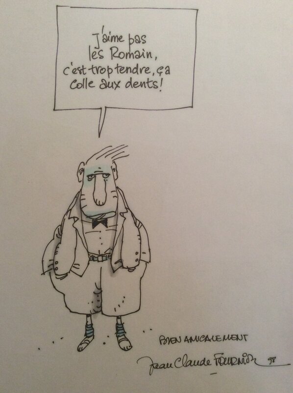 Jean-Claude Fournier, Les Crannibales - Romain - Dédicace