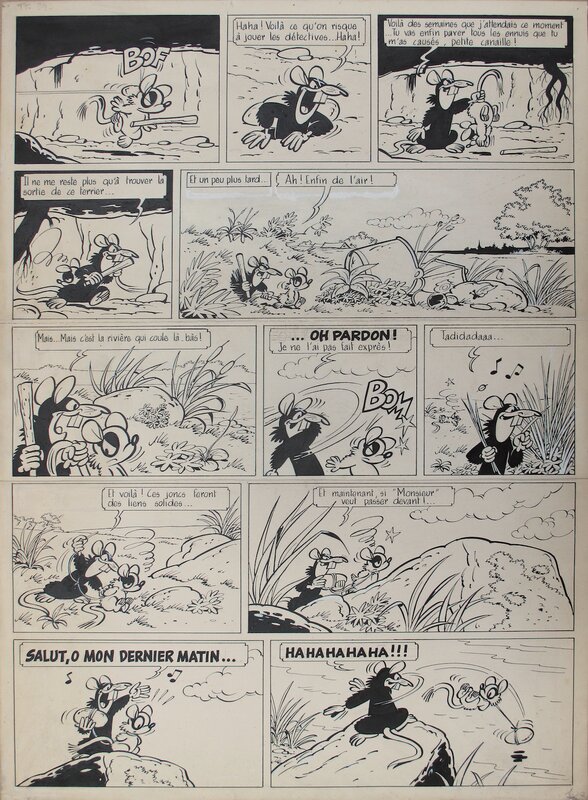Raymond Macherot, 1955 - Chlorophylle & les Conspirateurs - Comic Strip