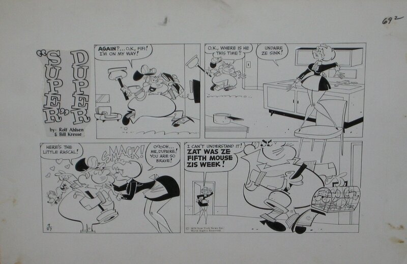 Super Duper par Bill Kresse - Planche originale