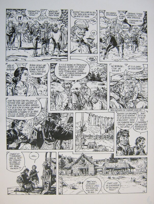 Franz, Lester Cockney 9 - Mise au poing - Planche originale