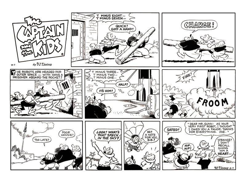 Rudolph Dirks, THE CAPTAIN AND THE KIDS - Comic Strip