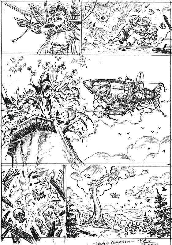 Raúl Arnáiz, Légendes de PARVA TERRA - Comic Strip