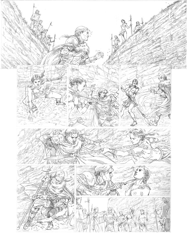 Page2 par Eric Lambert - Planche originale