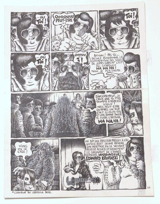 Le syndrome de Warhol ! Hilarante bande policière - on rêve d'une adaptation par Tarantino ? by David Cren, Renaud Cerqueux - Comic Strip