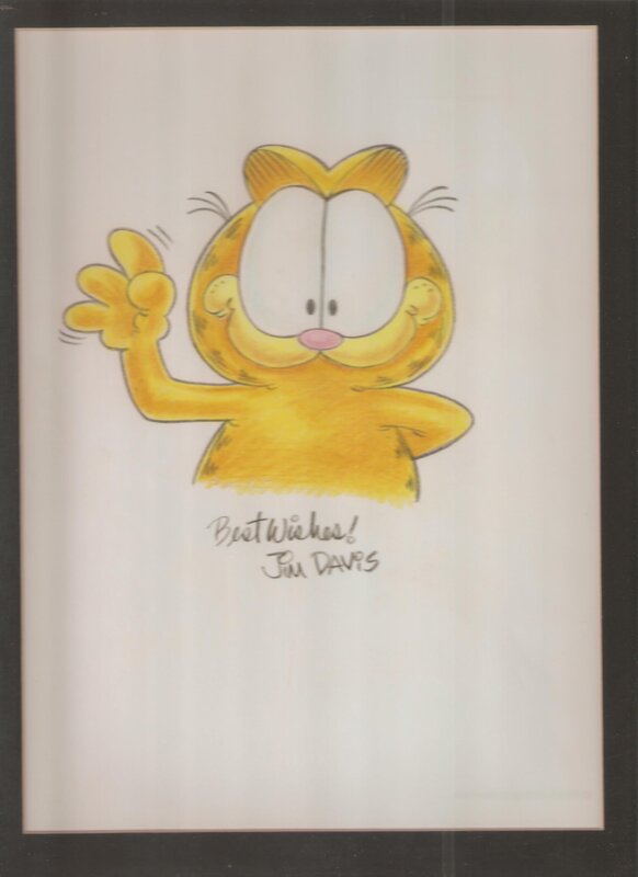Jim Davis, Illustration Garfield - Illustration originale