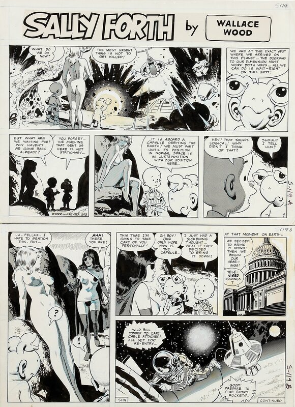 Wally Wood, Sally Forth page 119 - Planche originale
