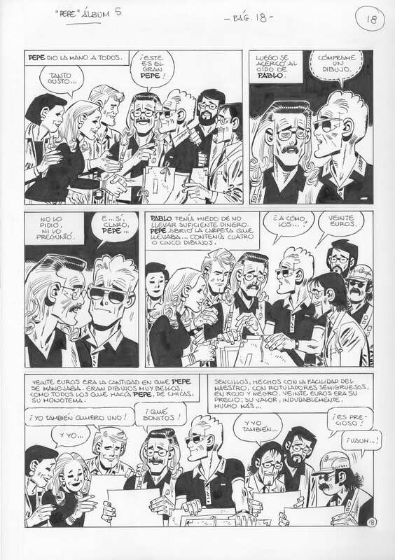 Pepe 5, pag. 18 by Carlos Giménez - Comic Strip