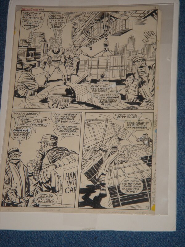 Fantastic FOUR 88 par Jack Kirby, Joe Sinnott - Planche originale