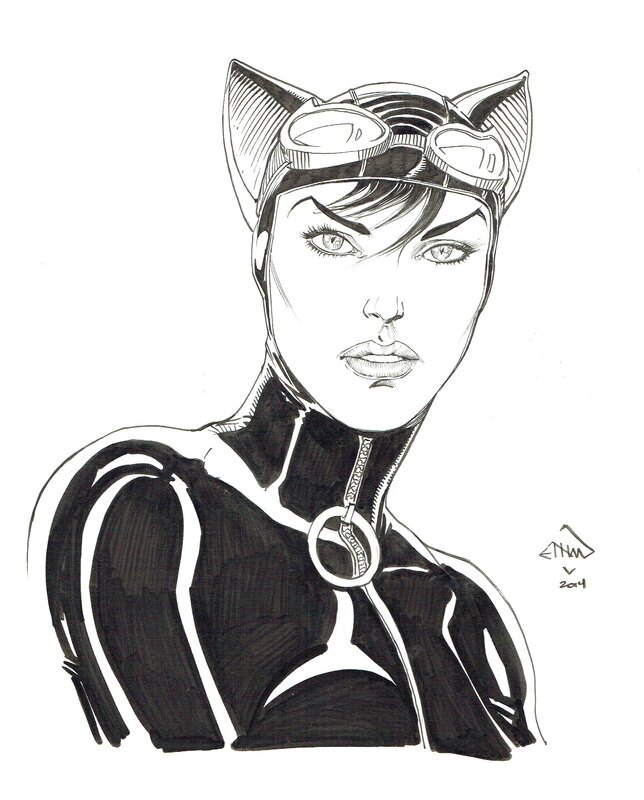 Ethan van Sciver Catwoman - Comic Strip