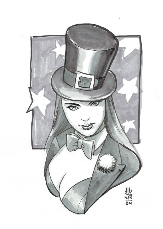 J.g. Jones Zatanna - Illustration originale