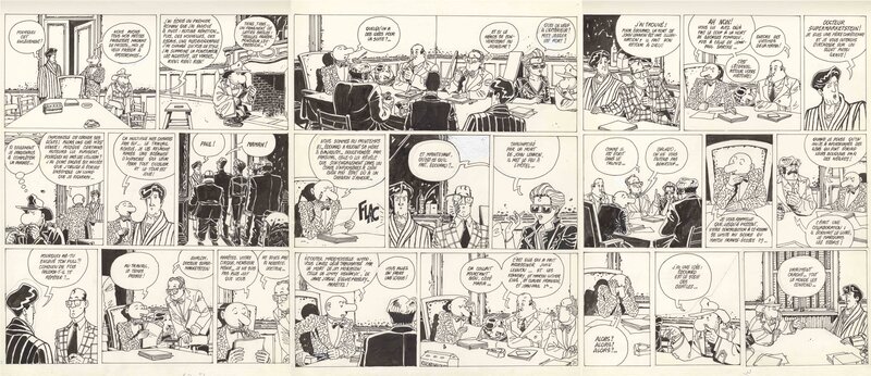 René Pétillon, Jack Palmer-Les Disparus d'Apostrophes-PL 30-31-32 - Comic Strip