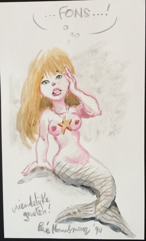 Rene Hausman Little Mermaid - Sketch
