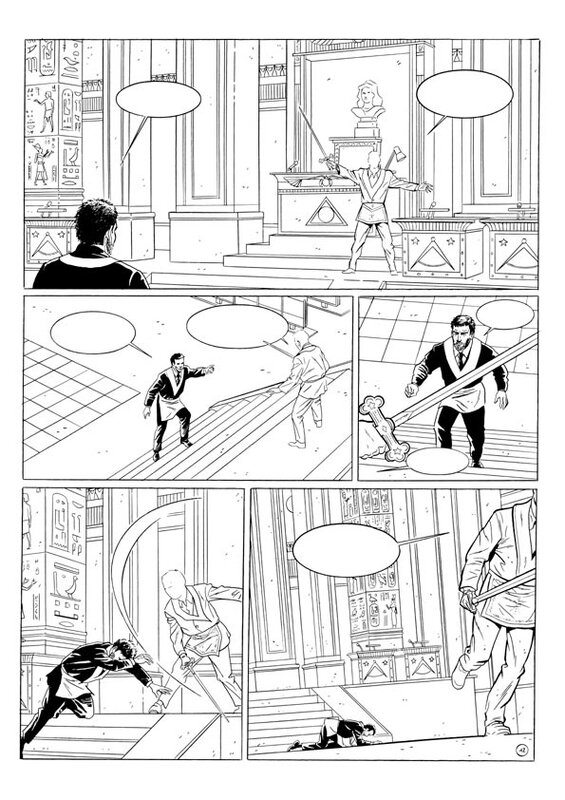 Eric Albert, Ravenne, Giacometti, Le Frère de Sang - T.1 - planche 12 - Comic Strip