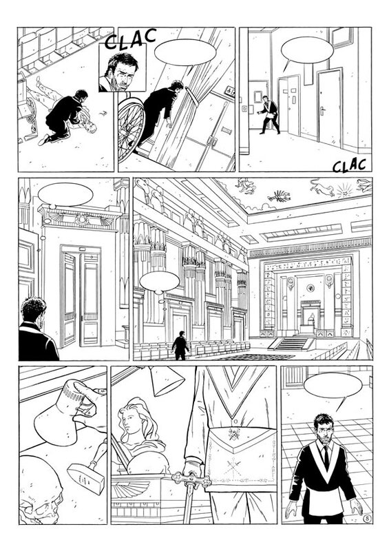 Eric Albert, Ravenne, Giacometti, Le Frère de Sang - T.1 - planche 8 - Comic Strip