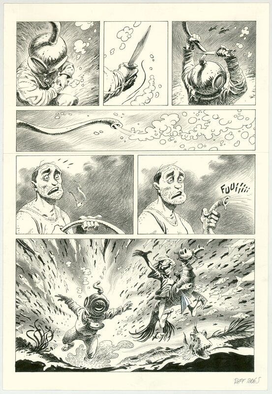 Riff Reb's, Hommes à la Mer - Les Chevaux marins - Comic Strip