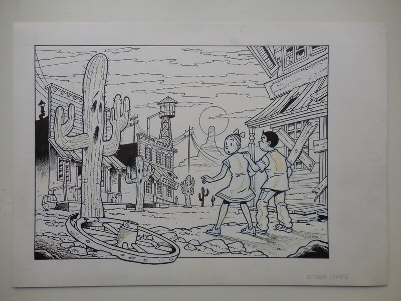 De bangeschieters par Luc Morjaeu - Couverture originale