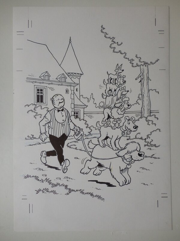 Luc Morjaeu, De grappen van Lambik - 2e reeks - nr 5 - Couverture originale