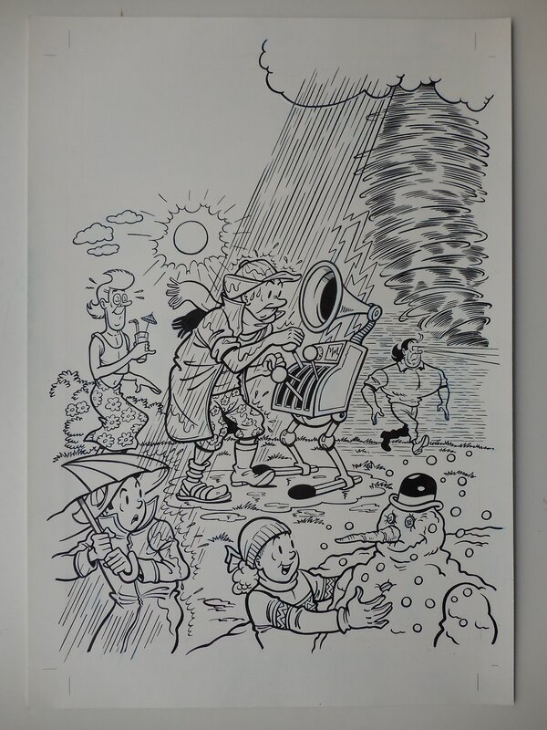 De meteomachine by Luc Morjaeu - Comic Strip