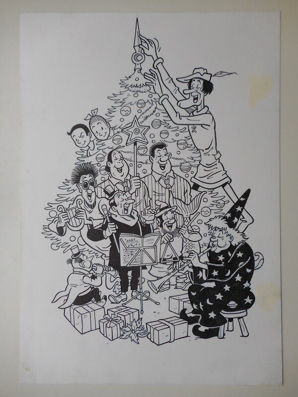 Nieuwjaarstekening by Luc Morjaeu - Original Illustration