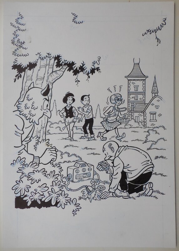 Luc Morjaeu, Suske en Wiske 103 De klankentapper - Original Cover
