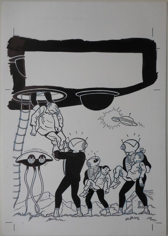 Luc Morjaeu, Suske en Wiske 115 De gezanten van Mars - Couverture originale