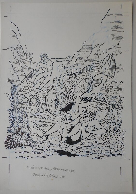 Luc Morjaeu, Suske en Wiske 116 De bronzen sleutel - Original Cover