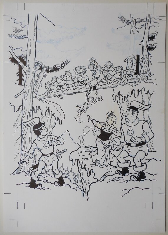 Luc Morjaeu, Suske en Wiske 141 Het bevroren vuur - Couverture originale