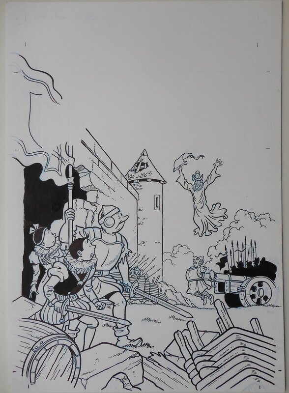 Luc Morjaeu, Suske en Wiske 150 Het spaanse spook - Couverture originale