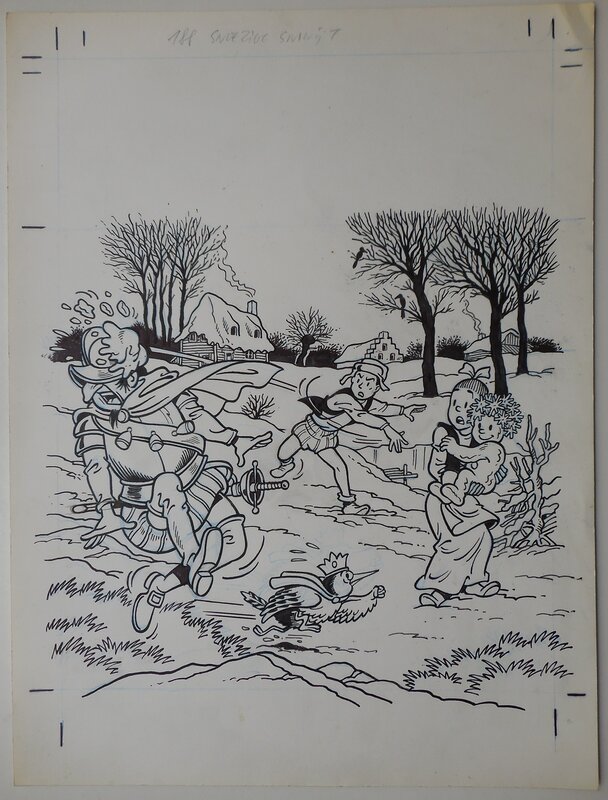 Luc Morjaeu, Suske en Wiske 188 Het snoezige snowijt - Couverture originale