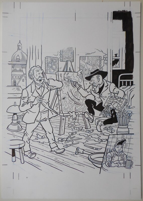 Luc Morjaeu, Suske en Wiske 223 De kleurenkladder - Couverture originale