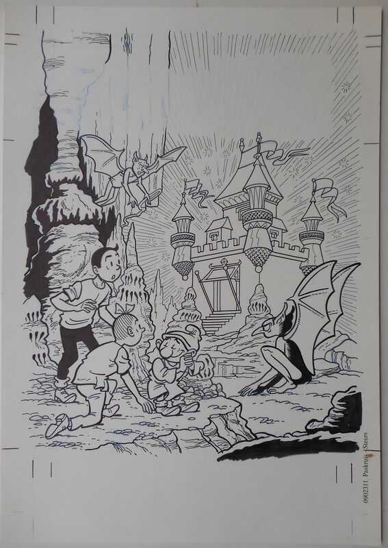 Luc Morjaeu, Suske en Wiske 234 Het kristallen kasteel - Couverture originale
