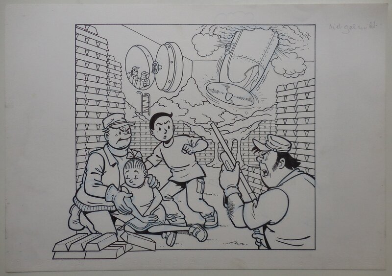 Luc Morjaeu, Suske en Wiske 288 Het slapende goud - Couverture originale