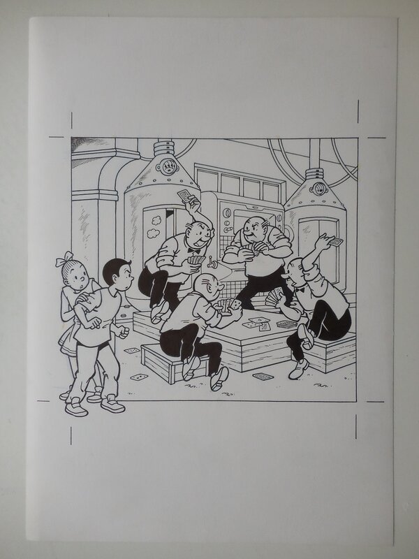 Luc Morjaeu, Suske en Wiske 289 De kaduke klonen - Couverture originale