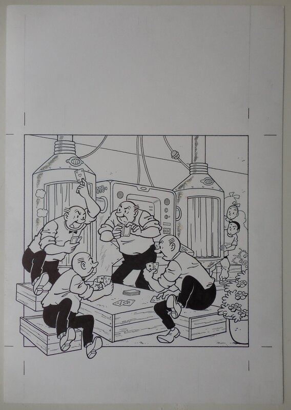 Luc Morjaeu, Suske en wiske 289 De kaduke klonen - Couverture originale