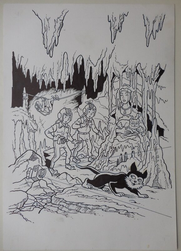 Luc Morjaeu, Suske en Wiske 74 De koddige Kater - Couverture originale