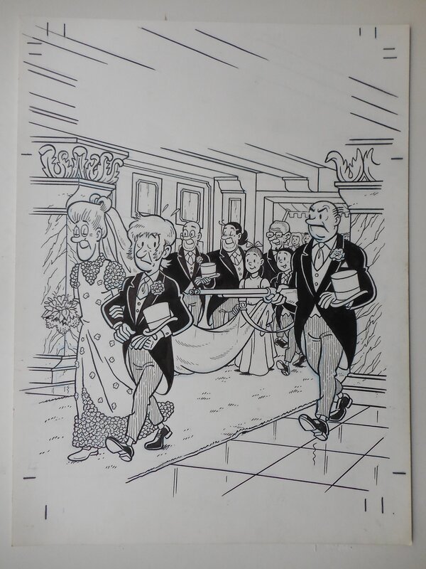 Luc Morjaeu, Suske en Wiske 92 De briesende bruid - Original Cover