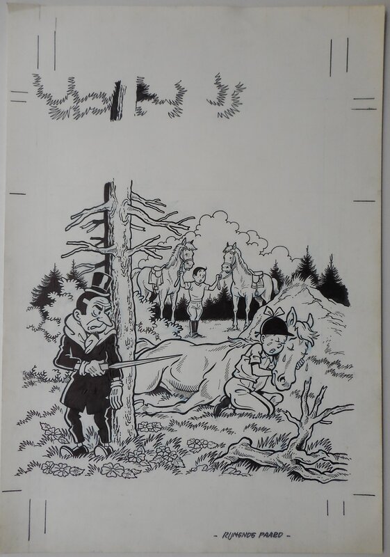 Luc Morjaeu, Suske en Wiske 96 Het rijmende paard - Couverture originale