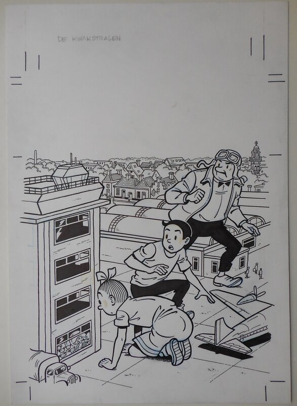 Luc Morjaeu, Suske en Wiske 99 De kwakstralen - Couverture originale