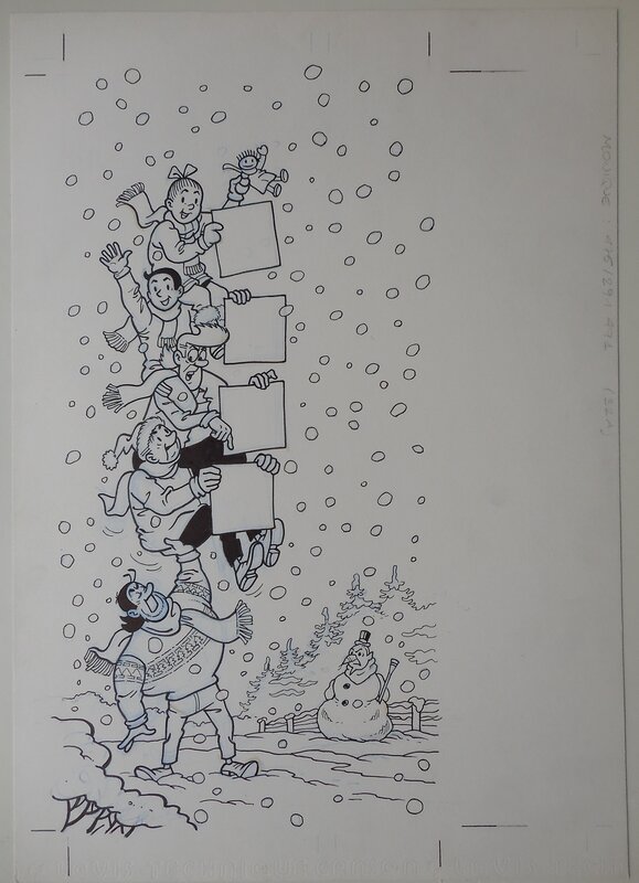 Luc Morjaeu, Suske en Wiske Totem - Original Illustration
