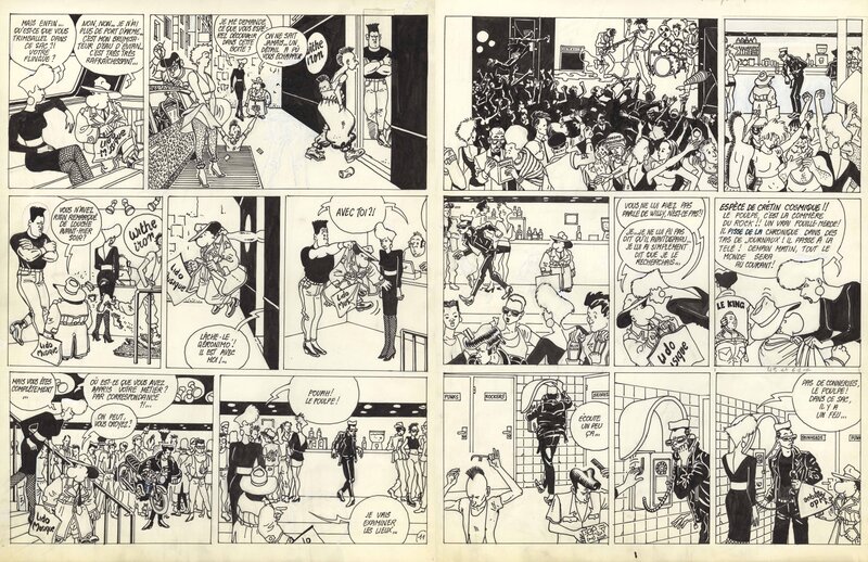 René Pétillon, Jack Palmer-Le Chanteur de Mexico-PL 11-12 - Comic Strip