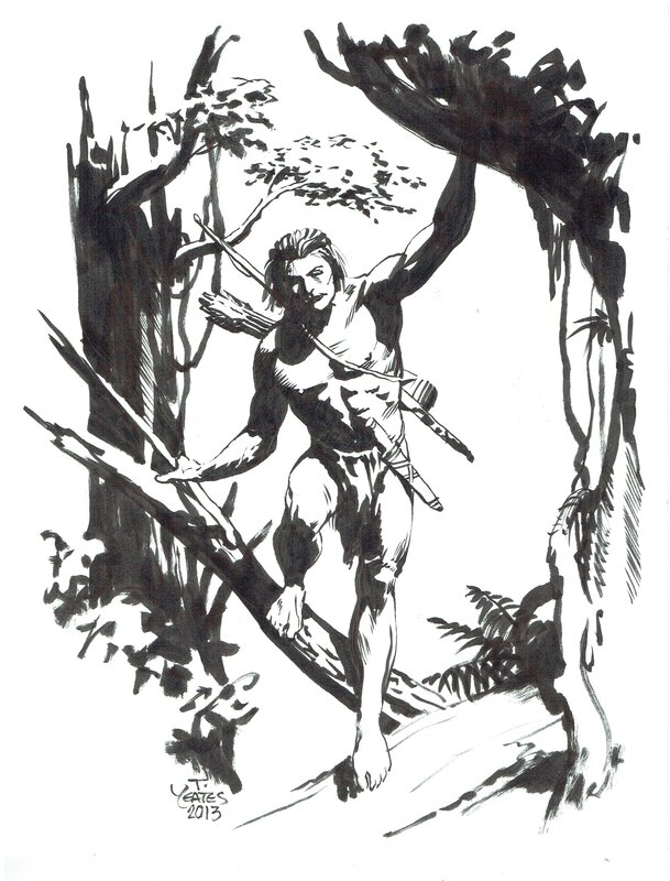 Thomas Yeates Tarzan - Original Illustration