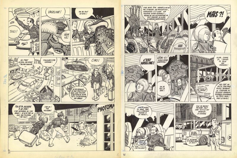 René Pétillon, Bienvenue aux Terriens - PL 6-8 - Comic Strip