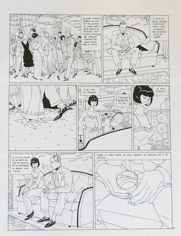 Jean-Michel Beuriot, Philippe Richelle, Amours fragiles - T.1 - Le dernier printemps - planche n°37 - Planche originale