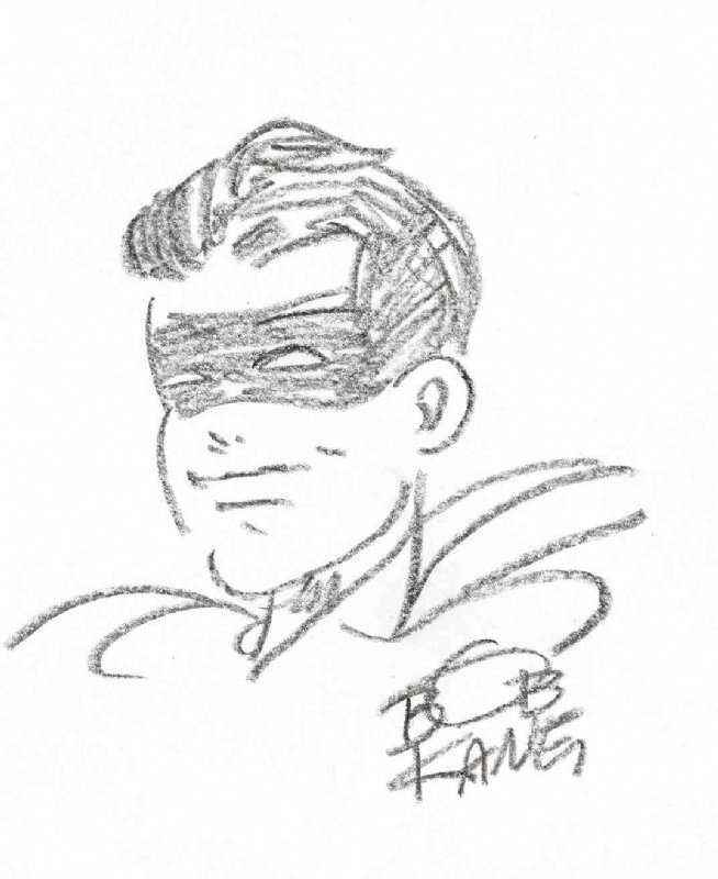 Bob Kane Robin - Sketch